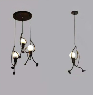 Creative Iron Climber Chandelier Minimalist Chandelier Light Stand Indoor Home Bedroom Living Room Decoration lighting
