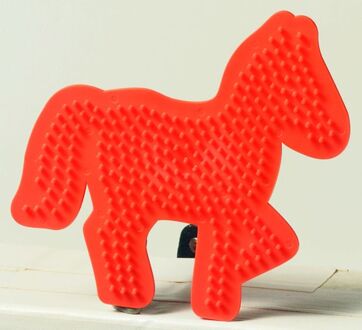 Creative legbord strijkkralen paard oranje