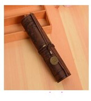 Creativiteit Schatkaart Vintage Canvas Lederen Grote Capaciteit Potlood Tas Leuke En Eenvoudige Briefpapier Doos Pen Scroll Jongen Student 2