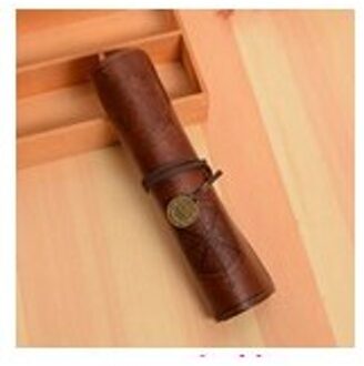 Creativiteit Schatkaart Vintage Canvas Lederen Grote Capaciteit Potlood Tas Leuke En Eenvoudige Briefpapier Doos Pen Scroll Jongen Student 3