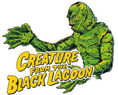Creature From The Black Lagoon Crest Dames T-shirt - Wit - S