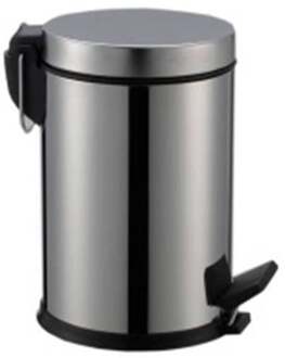 Creavit Afvalemmer 3L Chroom Creavit