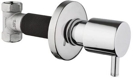 Creavit Design Bidetkraan - 1/2x1/2 - regelbaar - inbouw - chroom AC90L