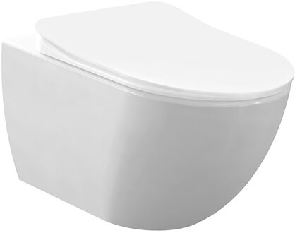 Creavit Design Hangend Toilet - 35.3x51cm - wit FE320-11CB00E-0000