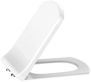 Creavit Lara WC- zitting - duroplast - inox scharnieren - softclose - wit KC1603.01.0000E Wit glans