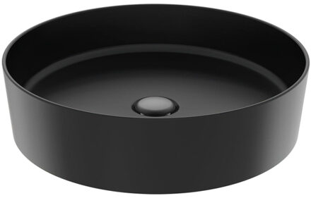 Creavit Loop opbouw Waskom - 45cm - mat zwart LP145-00SM00E-0000 Zwart mat