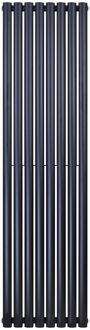 Creavit Radiator Creavit Verticale Buizen Dubbel 180x47,2 cm Zwart 1640 Watt Creavit