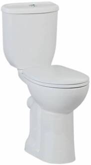 Creavit Toiletpot Staand Verhoogd + 8 cm Wit Compleet Creavit