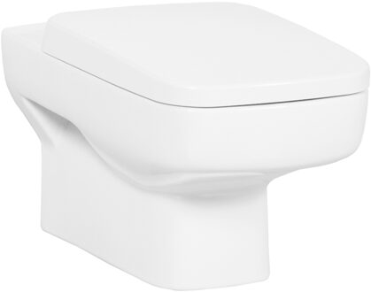 Creavit Wandcloset BWS Gaia met Bidet Keramiek Wit (Excl. Zitting)