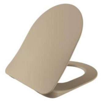 Creavit Wc-Zitting - duroplast - softclose - quick release - Inox Scharnieren - Mat Cappuccino KC0903.01.0800E Cappucino mat