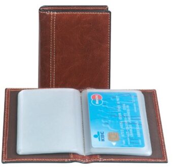 Creditkaart etui Palermo 40stuks bruin