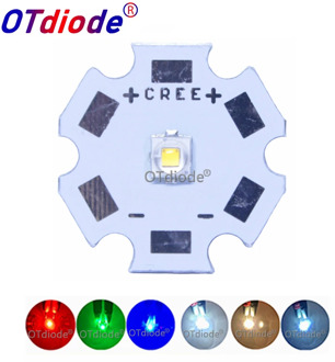 Cree 3W XPE2 XP-E2 High Power LED Emitter Diode on 8mm/ 12mm/ 14mm/ 16mm/ 20mm PCB, Neutral White/Warm White/Cool White Red Blue