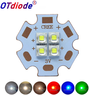 Cree XPE2 XP-E2 4Chips 4LED 3V6V12V 10W12W Cool Neutral Warm White Red Blue Green HighPower LED Emitter Diode on 20mm Copper PCB