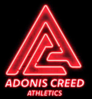Creed Adonis Creed Athletics Neon Sign Men's T-Shirt - Black - L Zwart