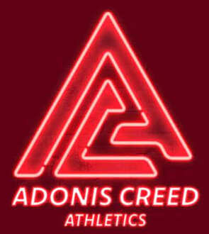 Creed Adonis Creed Athletics Neon Sign Men's T-Shirt - Burgundy - L Rood