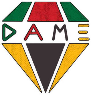 Creed DAME Diamond Logo Men's T-Shirt - White - M Wit