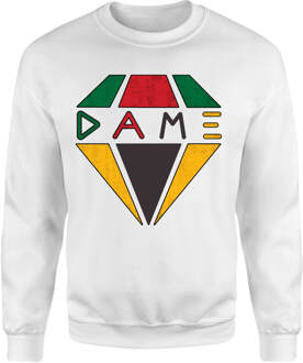 Creed DAME Diamond Logo Sweatshirt - White - L Wit