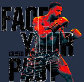 Creed Face Your Past Men's T-Shirt - Navy - M Blauw