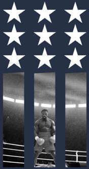 Creed Poster Stars Men's T-Shirt - Navy - XS Blauw