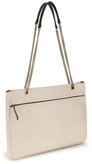 Crème Kalfslederen Bos Taurus Schoudertas