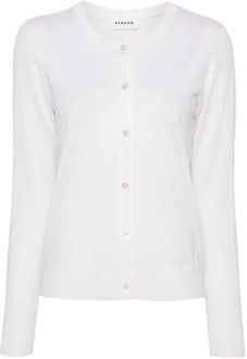 Crèmekleurige Cardigan Sweaters P.a.r.o.s.h. , White , Dames - L,M,S