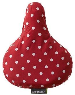 Creotime BASIL-ROSA-SADDLE COVER. rood / wit