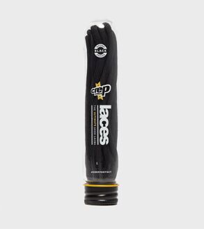 Crep Protect Pre-Treated Round Laces, zwart - One Size