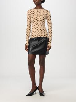 Crescent Moon Lange Mouwen Top Bruin