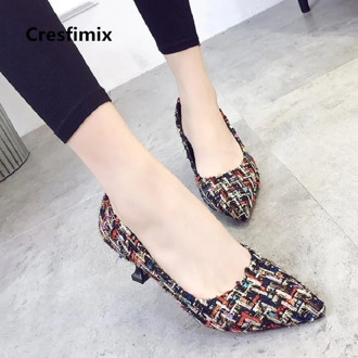 Cresfimix tacones altos women fashion sweet comfortable spring & summer spike high heel shoes lady cute high heel shoes a2958