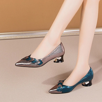 Cresfimix women sexy high quality blue pu leather pointed to high heel shoes for night club cute sweet party heel pumps a6507