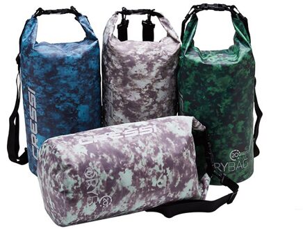 Cressi Hunter Duiken Droge Zakken Duikuitrusting Groot Volume Waterdichte Tas Voor Snorkelen Dive 10L 20L Carry groen 20L