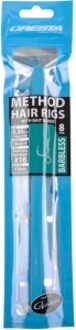 Cresta Method Hair Rigs + Band Barbless #16 - 0.20mm - 8st
