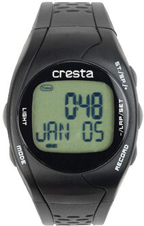 Cresta Plus - Sporthorloge - Zwart