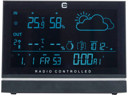 Cresta weerstation DTX390 (Zwart)