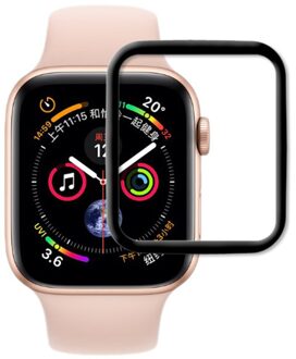 Crested Volledige Cover Gehard Film Voor Apple Horloge 4 40Mm 44Mm 3D Gebogen Screen Protector Glas Voor Iwatch serie 3/2/1 42Mm 38Mm