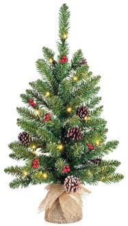 Creston Kerstboom Led Werk Op Batterijen Groen