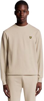 Crew Neck Fly Fleece Casual Sweater Heren L Grijs