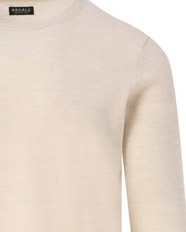 Crew-neck sweater Beige - XXL