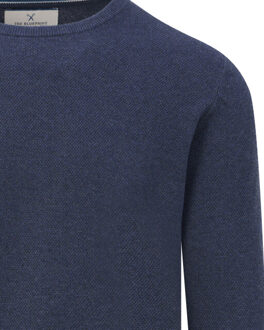 Crew-neck sweater - maat M Blauw