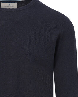 Crew-neck sweater - maat S Blauw
