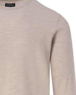 Crew-neck sweater - maat XXXL Bruin