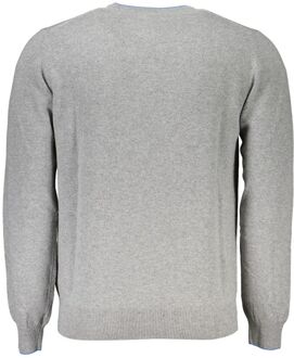 Crew Neck Trui Grijs Met Lange Mouwen - 2XL