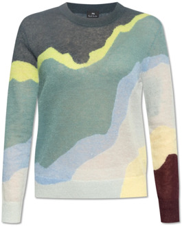 Crewneck sweater PS By Paul Smith , Multicolor , Dames - S,Xs