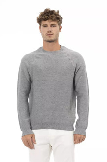 Crewneck Sweater van Grijs Katoen Alpha Studio , Gray , Heren - L