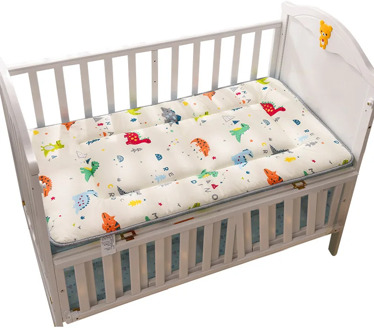 Crib Mattress Toddler Bed Mattress Pad Double Sides Cotton Mesh Baby Bedding Set Boys Girls Infant Bed Set 120x65cm