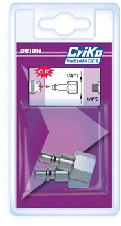 criko Adapter Orion Binnendraad 1/4 Inch, 2st.