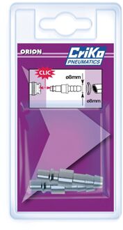 criko Stekker Slangdrager Profiel Orion 8mm 2st.