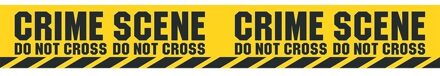 Crime Scene afzetlint/markeerlint - 6 meter - Politie/Halloween - Markeerlinten Multikleur