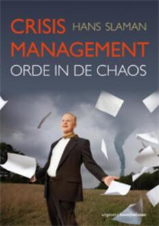 Crisismanagement - Boek Hans Slaman (9024400694)