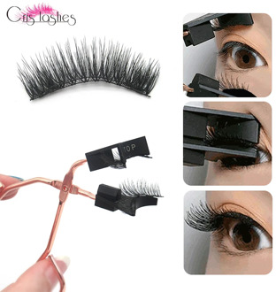Crislashes Apply Magnetic Eyelash Tool Lashes Clip 2020 New Eyelashes Curler Easily Applicator Tools Magnet Eye Lash Makeup